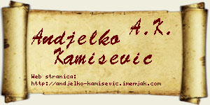 Anđelko Kamišević vizit kartica